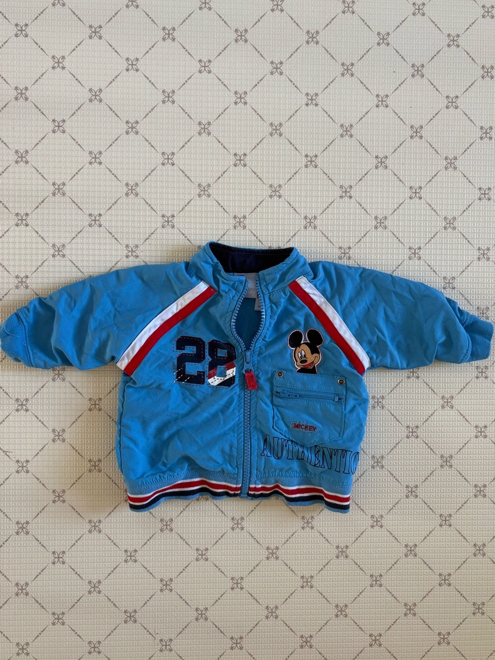 Retro Style Mickey Mouse Disney Baby Bomber Jacket